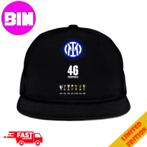 Inter Milan Now Have One More Serie A Title Congratulations Serie A With 46 Trophies And Title Classic Snapback Hat Cap