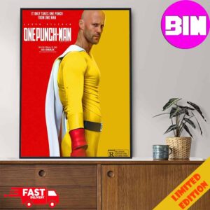 It Only Takes One Punch From One Man One Punch-Man Funny Poster By BossLogic Poster Canvas