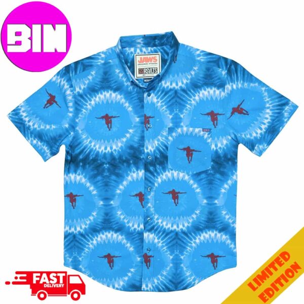 Jaws Night Swim Summer RSVLTS Hawaiian Shirt And Short