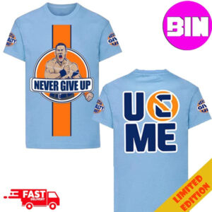 John Cena Never Give Up 2024 WWE All Over Print Unisex T-Shirt