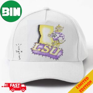LSU Tigers Cactus Jack Goes Back To College Travis Scott x Fanatics x Mitchell And Ness With NCAA March Madness 2024 Classic Hat-Cap