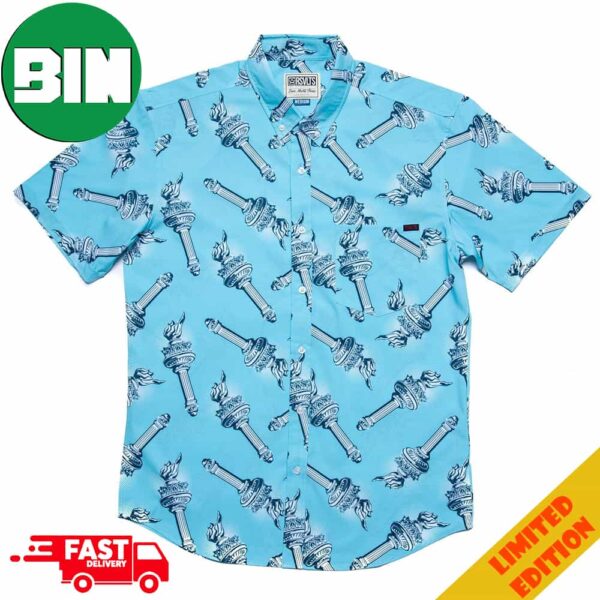 Lady Liberty’s Annual Torch Toss Summer RSVLTS Hawaiian Shirt And Short