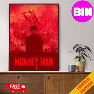 Lil Monkey Man Tribute From Monkey Man Movie 2024 Unisex Home Decor Poster Canvas
