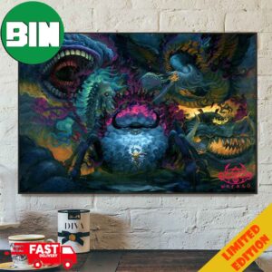 Luffy Gear 5 vs All The Five Elders With Monster Forms Art Via Awfulo Wafalo Home Decor Poster Canvas