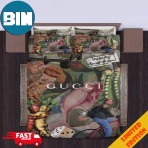 Luxury Gucci Bedding Set For Home Decor With Duvet Cover And Pilowcases