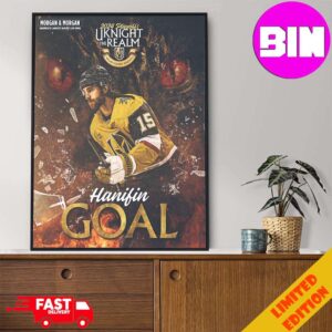 Hanifin Goal 2024 Playoffs Uknight The Realm Vegas Golden Knights NHL Home Decor Poster Canvas