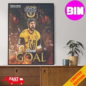 Mark Stone Goal 2024 Playoffs Uknight The Realm Vegas Golden Knights NHL Poster Canvas Home Decor