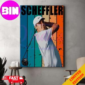 Masters Tournament Winner Scottie Scheffler Golf 2024 Home Decor Poster Canvas