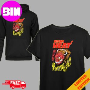 Miami Heat NBA x Brain Dead T Shirt Hoodie