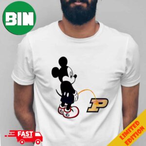 Mickey Mouse UConn Huskies Piss On Purdue Boilermakers Merchandise T-Shirt