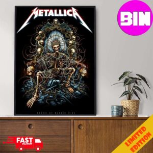 Miles Tsang’s Crown Of Barbed Wire Poster The Met Store Metallica Merchandise Exclusive To Fifth Members Home Decor Poster Canvas