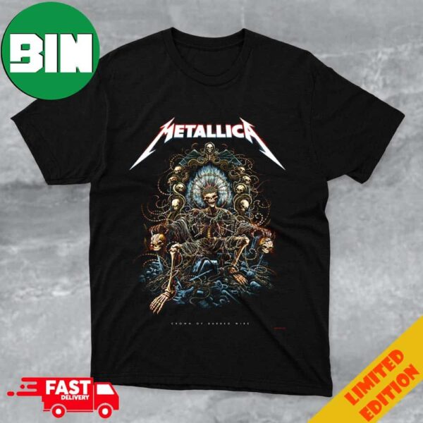 Miles Tsang’s Crown Of Barbed Wire Poster The Met Store Metallica Merchandise Exclusive To Fifth Members Merchandise T-Shirt Hoodie