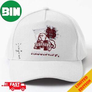 Mississippi State Bulldogs Cactus Jack Goes Back To College Travis Scott x Fanatics x Mitchell And Ness With NCAA March Madness 2024 Classic Hat-Cap