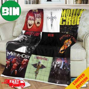Motley Crue’s All Best Album Heavy Metal Home Decor Fleece Blanket