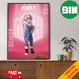 My Hero Academia Season 7 Character Posters Pinky Ashido Mina Poster Canvas