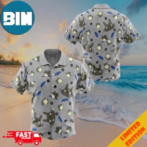 My Neighbor Totoro Studio Ghibli Pattern Button Up Hawaiian Shirt