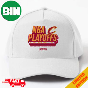 NBA Playoffs Cleveland Cavaliers Basketball Association 23-2024 White Classic Hat-Cap Snapback