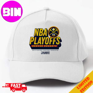 NBA Playoffs Denver Nuggets Basketball Assocication 2023-2024 White Classic Hat-Cap Snapback