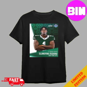 NFL Draft 2024 T Penn State Olumuyiwa Fahanu Blocking For The New York Jets Unisex T-Shirt