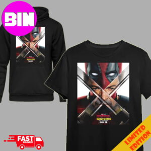 New Poster For Deadpool And Wolverine Funny By Ryan Reynolds T Shirt Hoodie