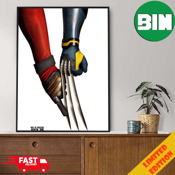 New Poster For Deadpool And Wolverine Marvel Studios Deadpool 3 Poster Canvas