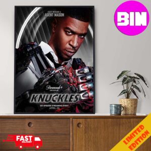 New Poster For Knuckles Featuring Kid Cudi Streaming Event On April 26 Poster Canvas Home Decor