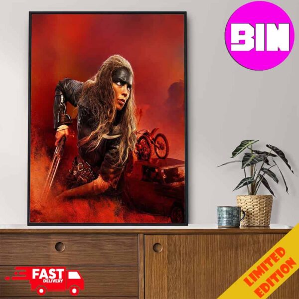 New Poster Furiosa A Mad Max Saga Official Releasing On May 24th 2024 Home Decor Poster Canvas