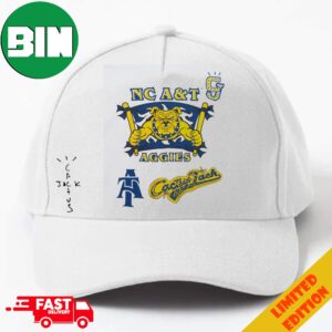 North Carolina AT Aggies Cactus Jack Goes Back To College Travis Scott x Fanatics x Mitchell And Ness With NCAA March Madness 2024 Classic Hat-Cap
