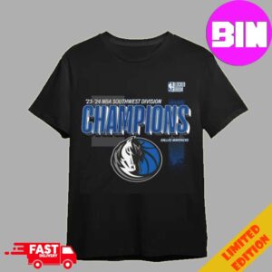 Official 2024 NBA Southwest Division Champions Dallas Mavericks Shirt Unisex T-Shirt