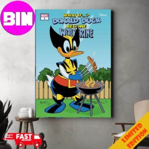 Official A Comic Series What If Donald Duck Became Wolverine Will Debut On July 31 2024 Home Decor Poster Canvas