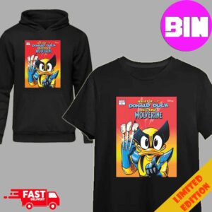 Official A Comic Series What If Donald Duck Became Wolverine Will Debut On July 31 Disney Collabs With Marvel 2024 Unisex T-Shirt