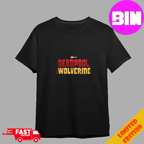 Official Logo Deadpool And Wolverine Of Marvel Studios Unisex T-Shirt