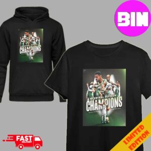 Official Milwaukee Bucks Champions Central Division Sixth Straight Season Fear The Deer Unisex Hoodie T-Shirt