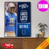 Official NFL Draft Detroit 24 The Pick Is In Joe Alt Of Los Angeles Chargers OT Notre Dame Pick 5 Round 1 Home Decor Poster Canvas