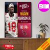 Official NFL Draft Detroit 24 The Pick Is In Michael Penix Jr Of Atlanta Falcons QB Washington Picks 8 Round 1 Home Decor Poster Canvas