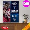 Official NFL Draft Detroit 24 The Pick Is In Michael Penix Jr Of Atlanta Falcons QB Washington Picks 8 Round 1 Home Decor Poster Canvas