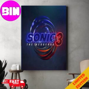 Official The First Teasers For Sonic 3 Just Show At Cinema Con Home Decor Poster Canvas