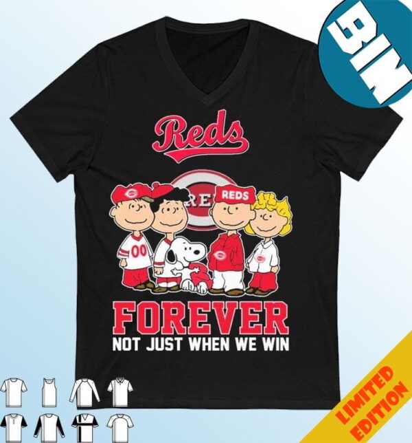 Official The Peanuts Movie Characters Boston Red Sox Forever Not Just When We Win T-Shirt