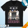 Official Uconn Huskies Back To Back 2024 National Champions Signatures T-Shirt