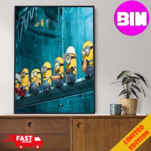 Officially Despicable Me 4 Set To Feature Minions With Super Powers Called The Mega Minions Poster Canvas Home Decor