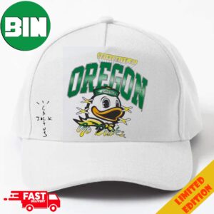 Oregon Ducks Cactus Jack Goes Back To College Travis Scott x Fanatics x Mitchell And Ness With NCAA March Madness 2024 Classic Hat-Cap