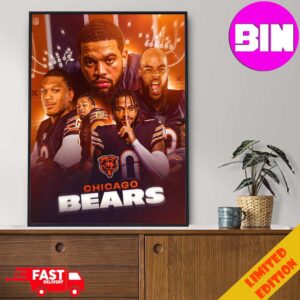 Poster Da New Look Chicago Bears NFL Home Decor Poster Canvas