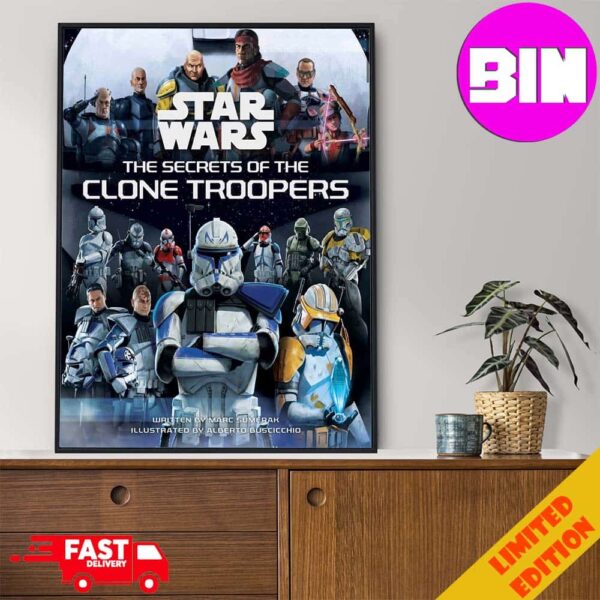 Poster Star Wars The Secrets of the Clone Troopers Home Decor Poster Canvas