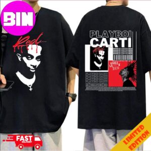 Rapper Playboi Carti Music Album Whole Lotta Red Graphic Unisex T-Shirt