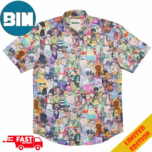 Rick And Morty Interdimensional Mashup Summer RSVLTS Hawaiian Shirt And Short