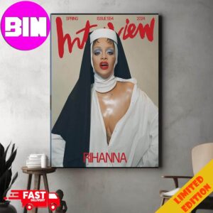 Rihanna Spring Issue 554 Interview 2024 Cover Home Decor Poster Canvas