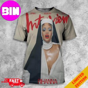 Rihanna Spring Issue 554 Interview 2024 Cover Unisex All Over Print T-Shirt