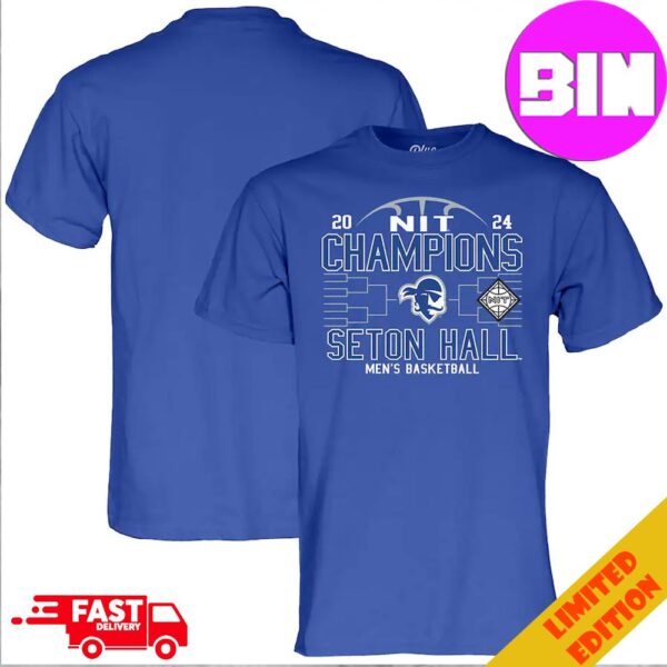 Seton Hall Pirates 2024 NCAA Men’s Basketball NIT Champions T-Shirt