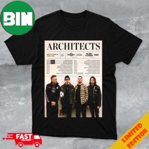 Show In Las Vegas October 9 2024 Architects North America Tour 2024 Schedule Lists Merchandise T-Shirt Hoodie