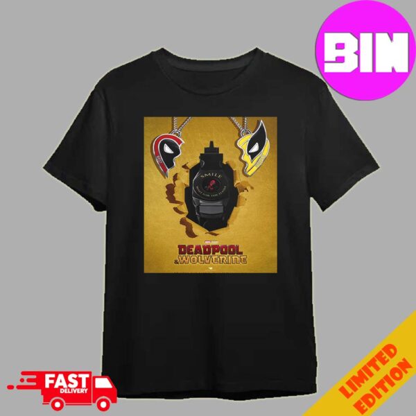 Smile Wait For The Flash Deadpool 3 Deadpool And Wolverine Best Friends Marvel Studios Unisex T-Shirt